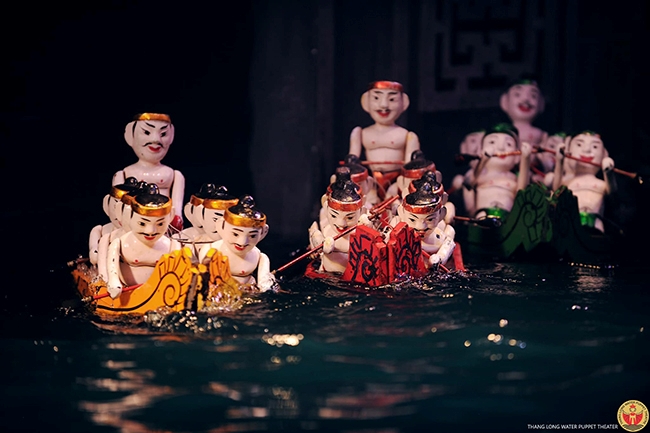 Hoạt động múa rối nước là một trong những nét đẹp văn hóa của dân tộc