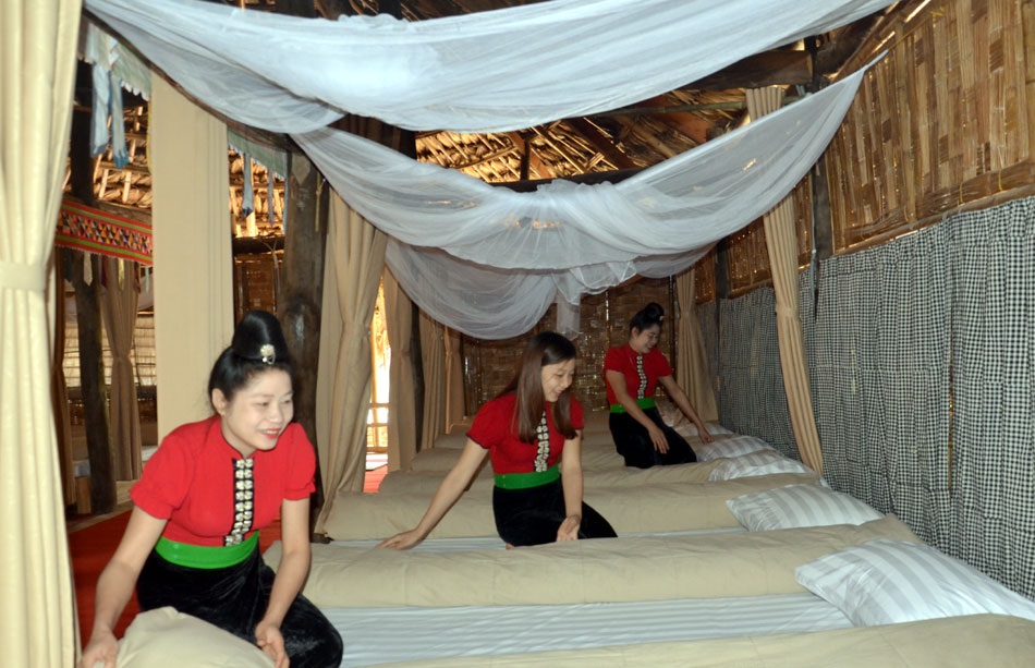 Cận cảnh các phòng nghỉ tập thể tại Điện Biên trong dịp Lễ