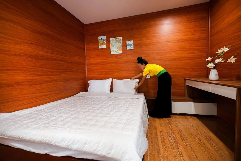Những phòng nghỉ sạch sẽ, đầy đủ tiện nghi sẵn sàng đón khách du lịch từ mọi miền Tổ quốc