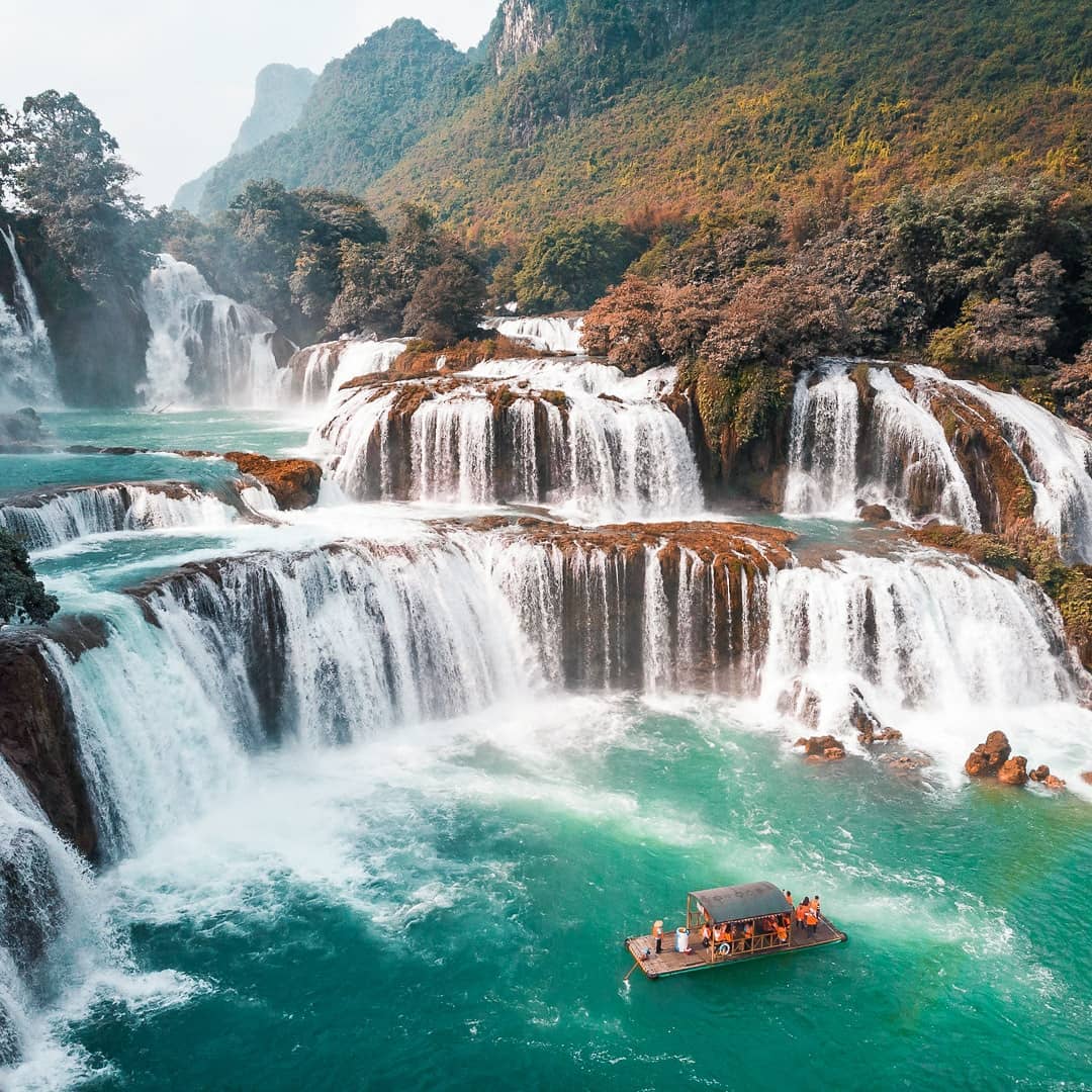 Hình ảnh Thác Bản Giốc thường ngày
