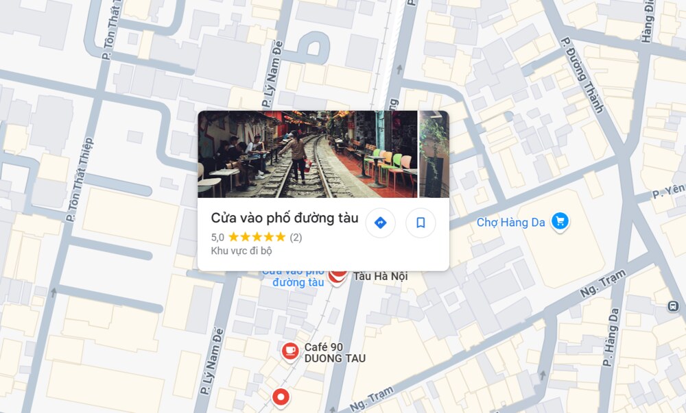 Di chuyển đến phố đường tàu Hà Nội bằng cách nào?