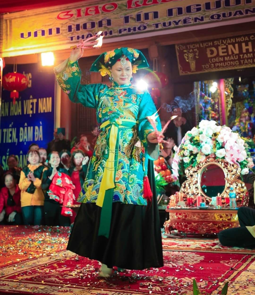 Không gian văn hóa tâm linh trong lễ rước Mẫu Tuyên Quang