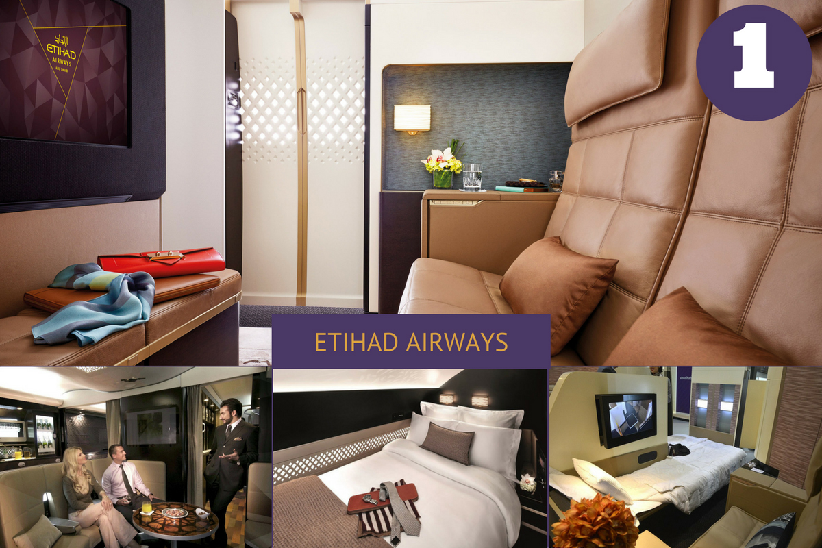 Khoang hạng nhất của Etihad Airways