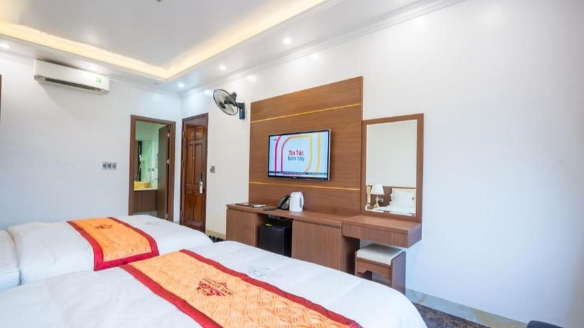 Phòng nghỉ mẫu tại khách sạn Đinh Gia, Hà Giang