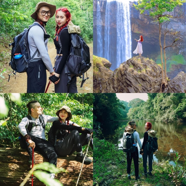 Trekking và đi bộ đường dài tại Thác Trăng