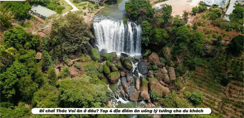 Địa điểm ăn uống lý tưởng cho du khách khi du lịch thác Voi