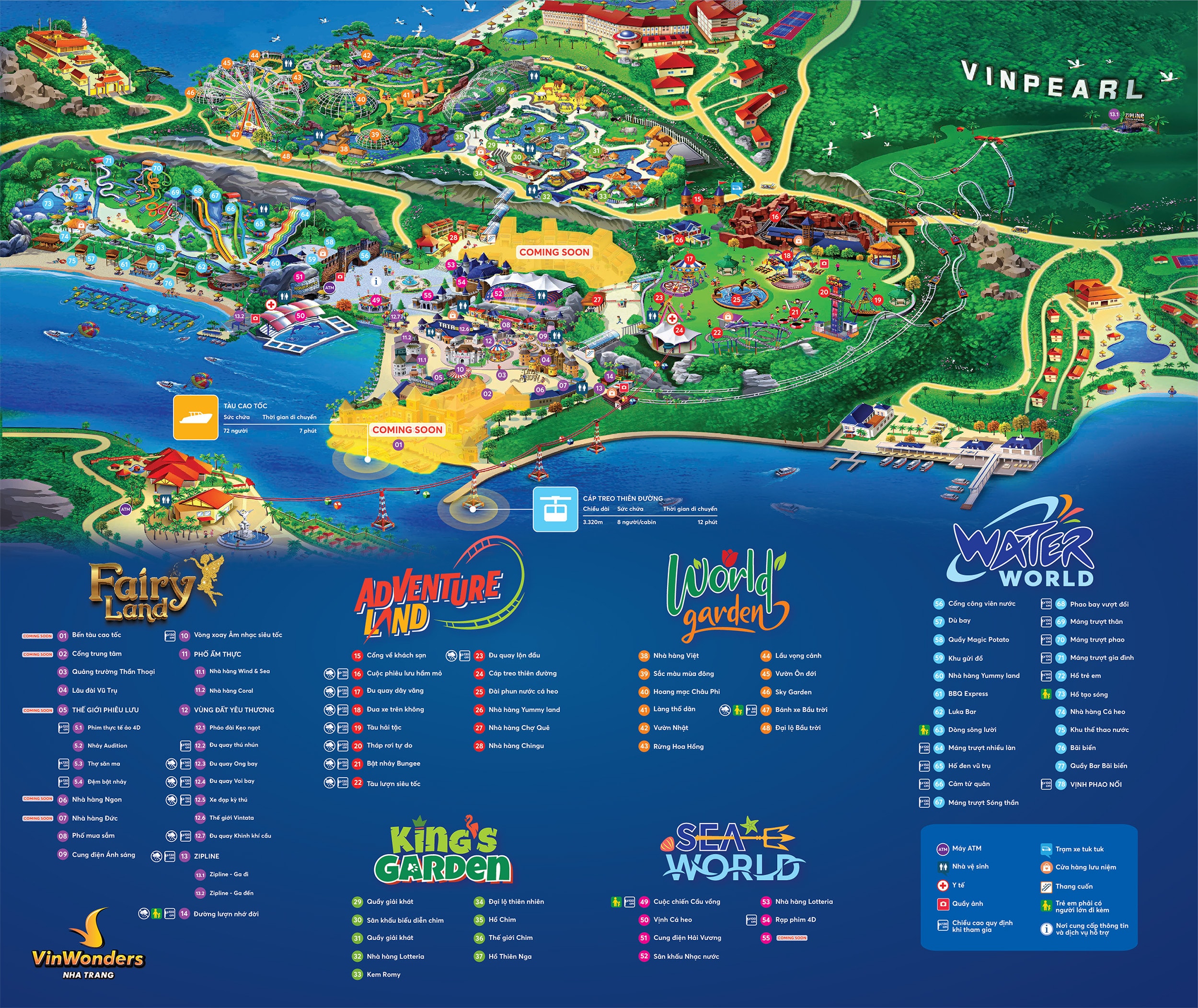 Gía vé mới nhất tại VinWonders Nha Trang