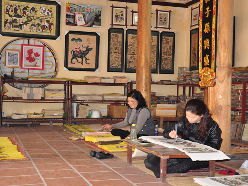 Chiêm ngưỡng nghệ nhân làm tranh