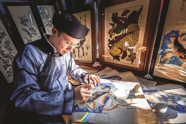 Nghệ nhân làm tranh Đông Hồ