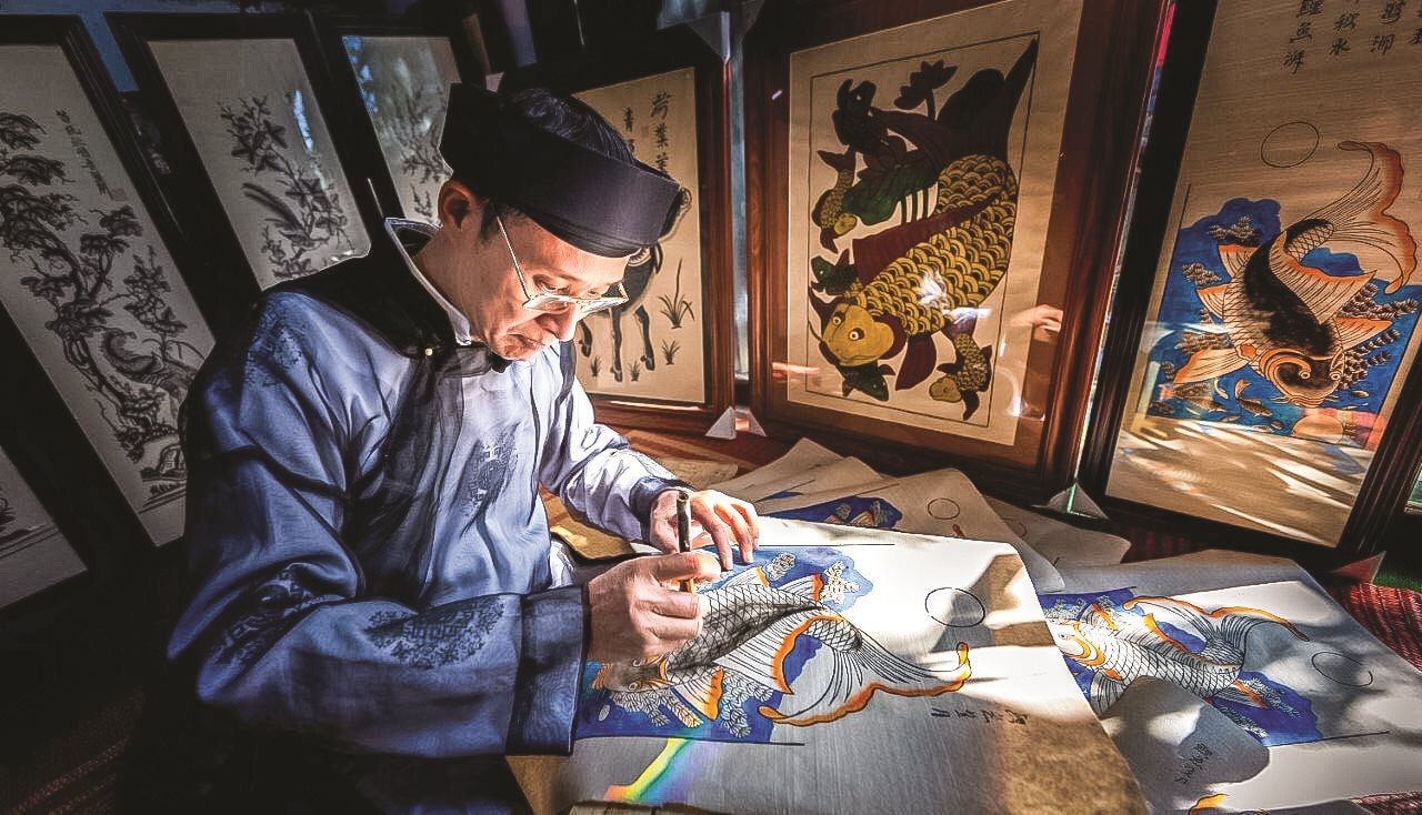 Nghệ nhân dòng làm tranh Đông Hồ
