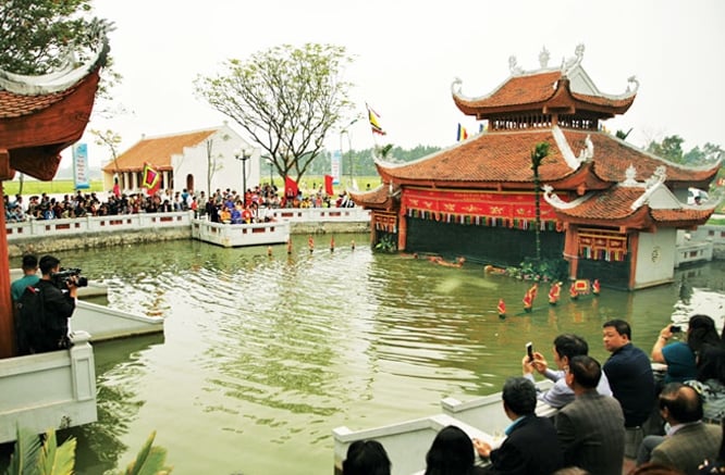 Sức sống mãnh liệt của di sản rối nước tại làng Đào Thục