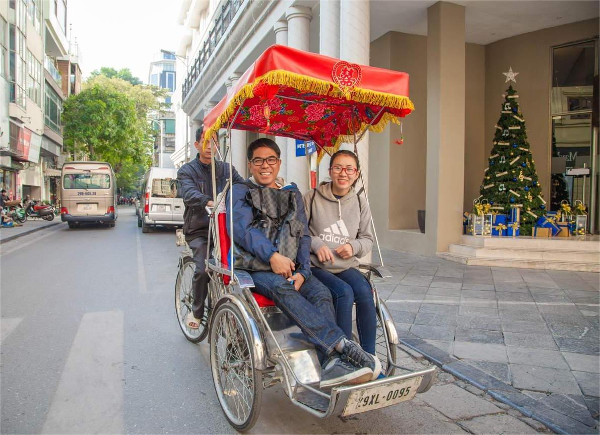 Tour xích lô ngắm phố phường Hà Nội