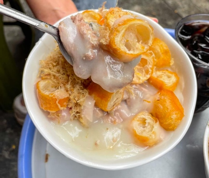 cháo sườn Hà Nội