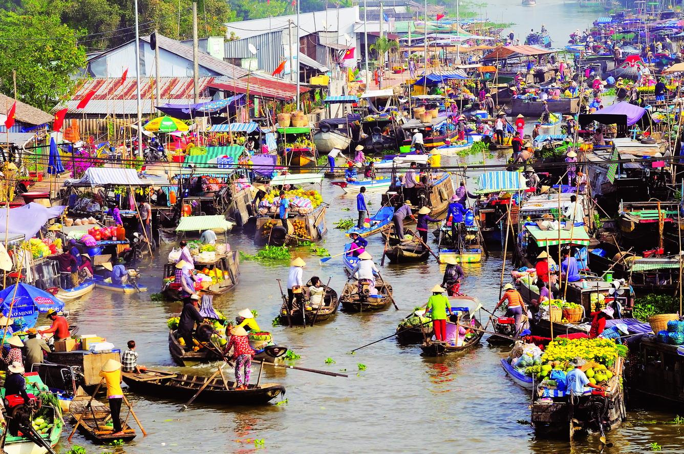 Chợ nổi Tiền Giang