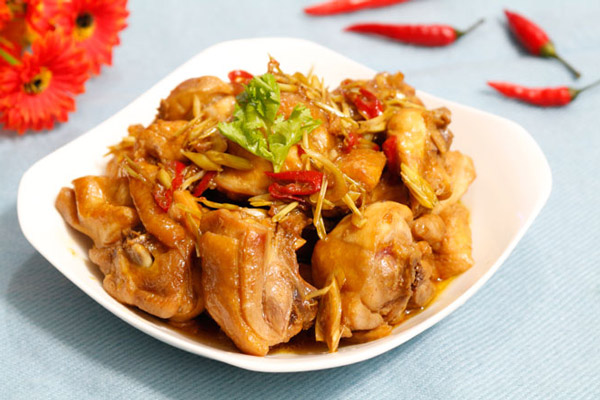 Gà kho sả