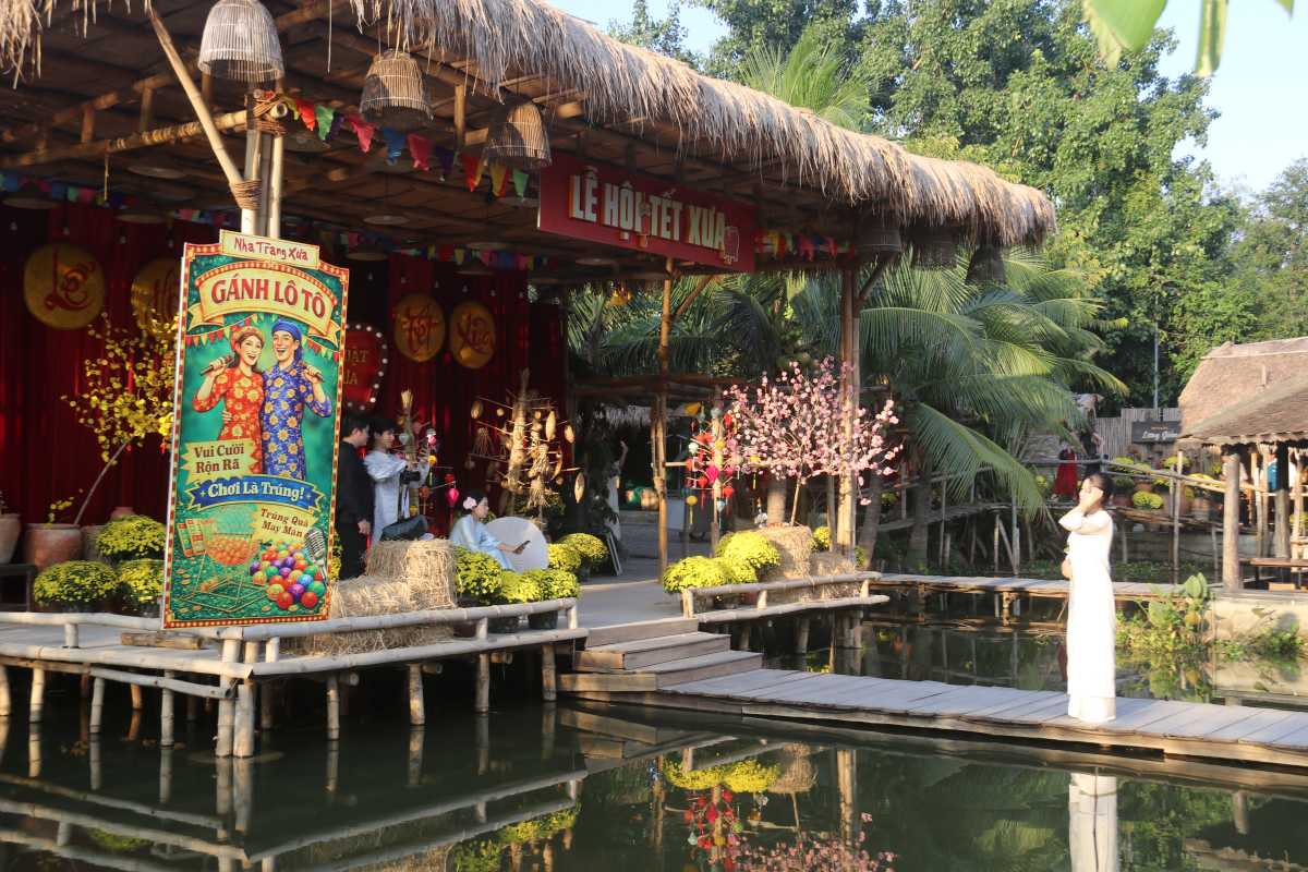 Không gian tại lễ hội