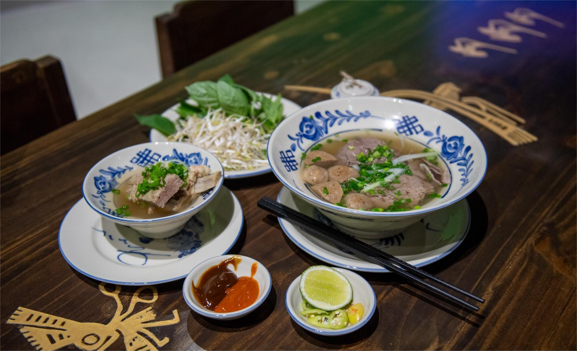 Phần phở được phục vụ đến thực khách