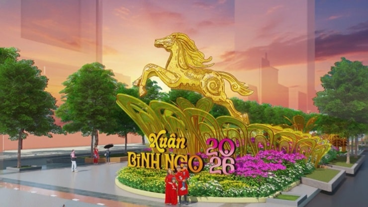 Đường hoa Nguyễn Huệ Tết Bính Ngọ 2026
