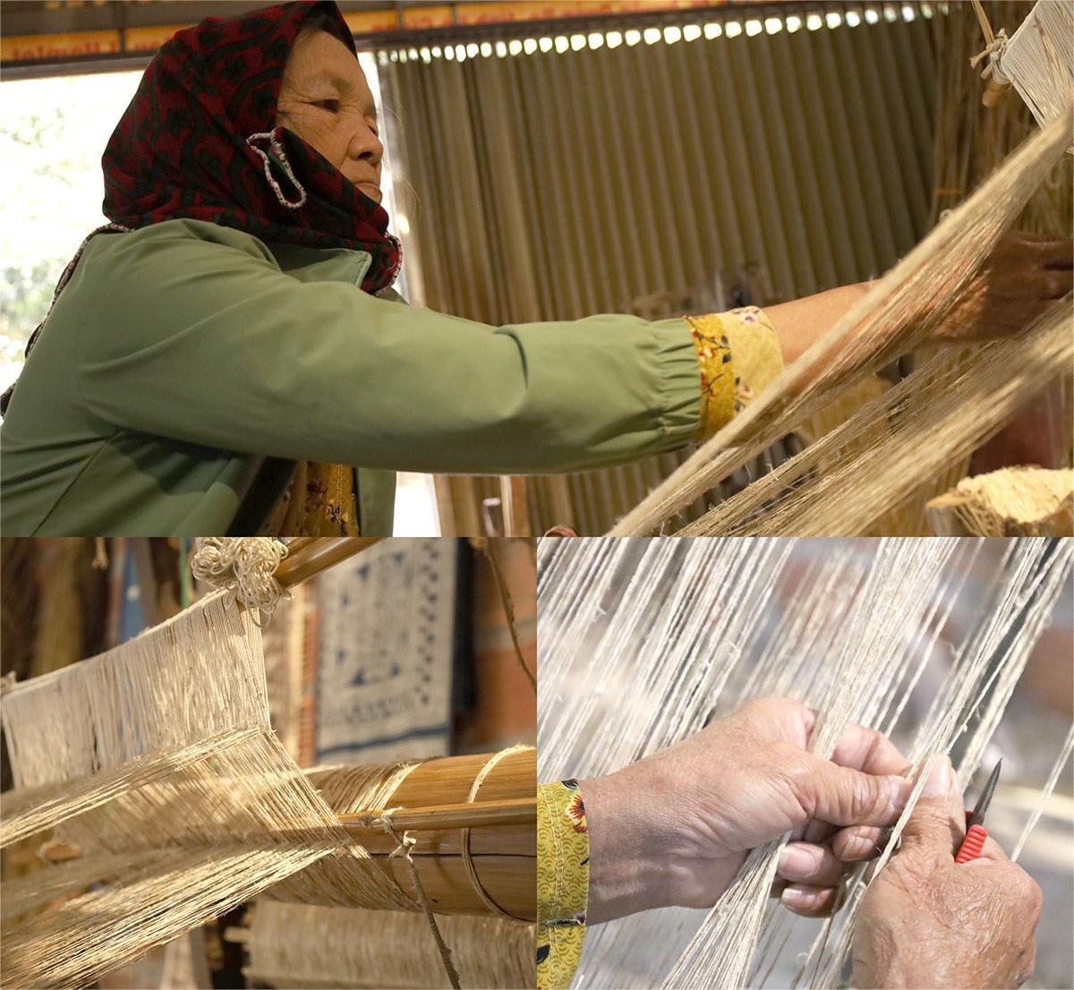 Nghề dệt vải lanh truyền thống của người dân Cán Tỷ