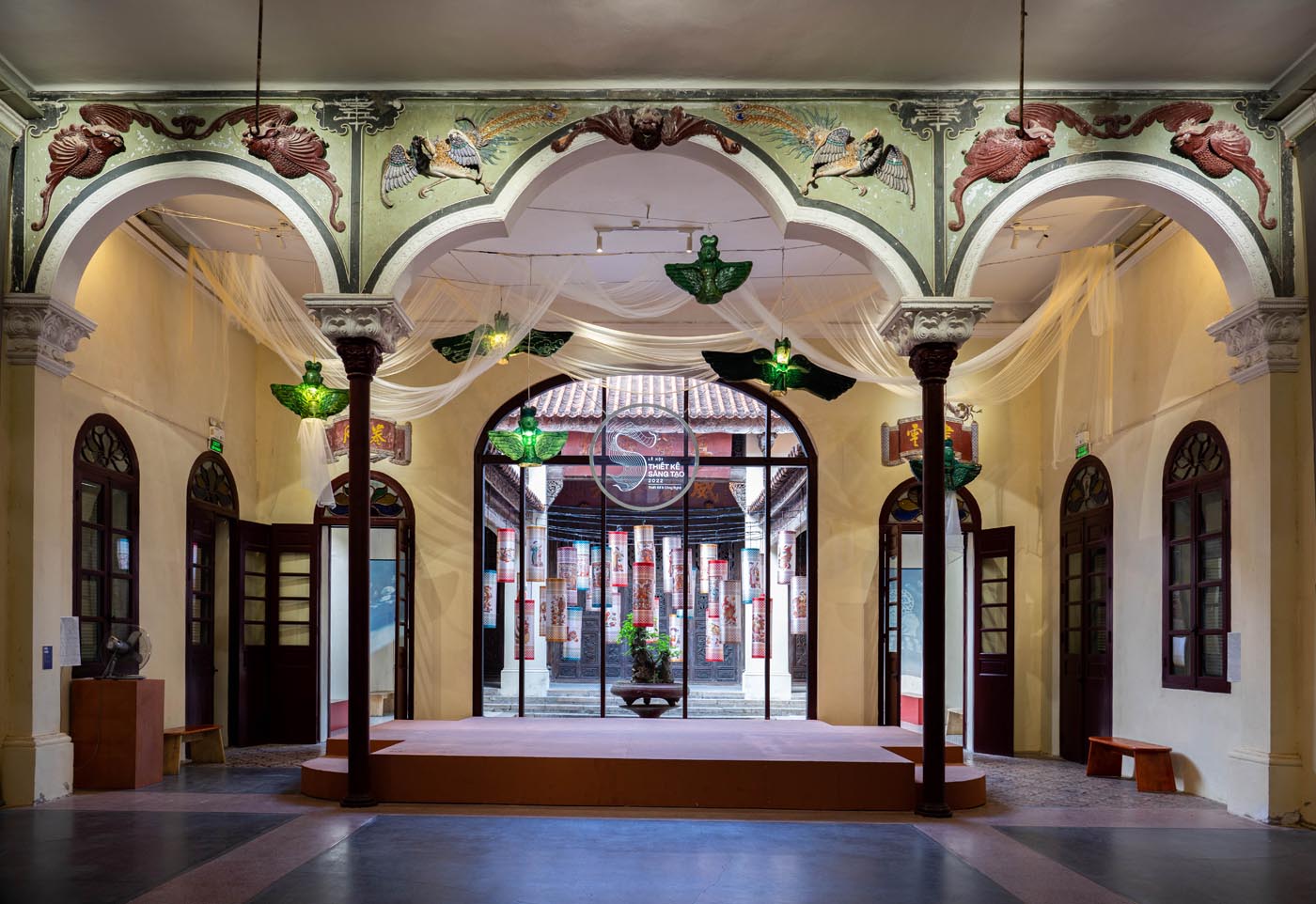 Không gian tại trung tâm văn hóa nghệ thuật số 22 hàng Buồm