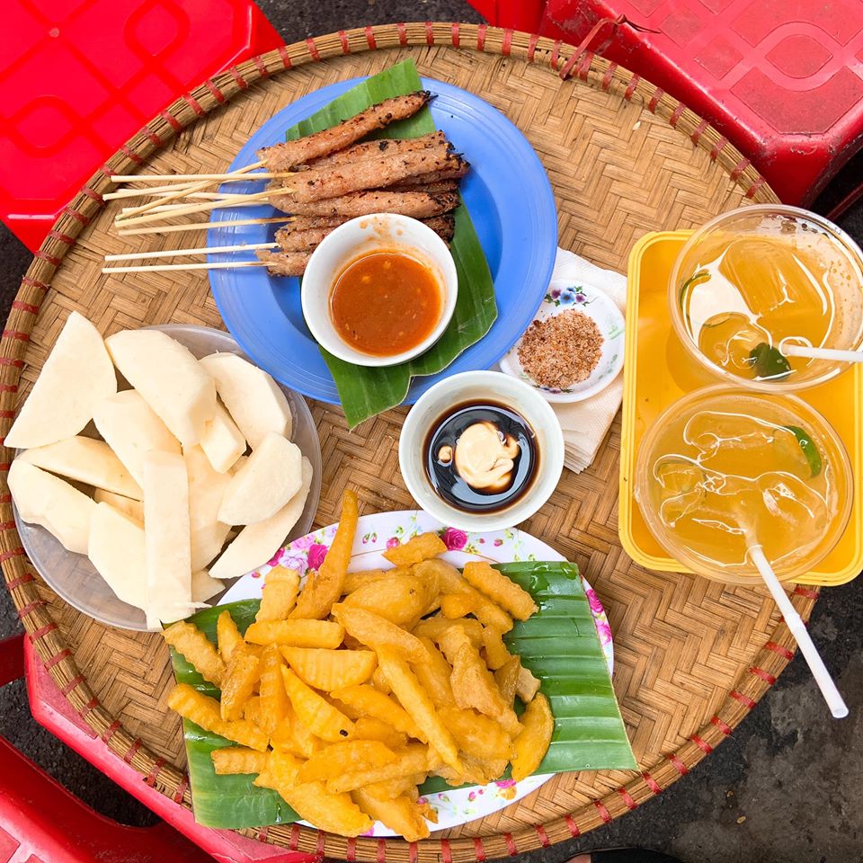 Nem chua nướng Ấu Triệu