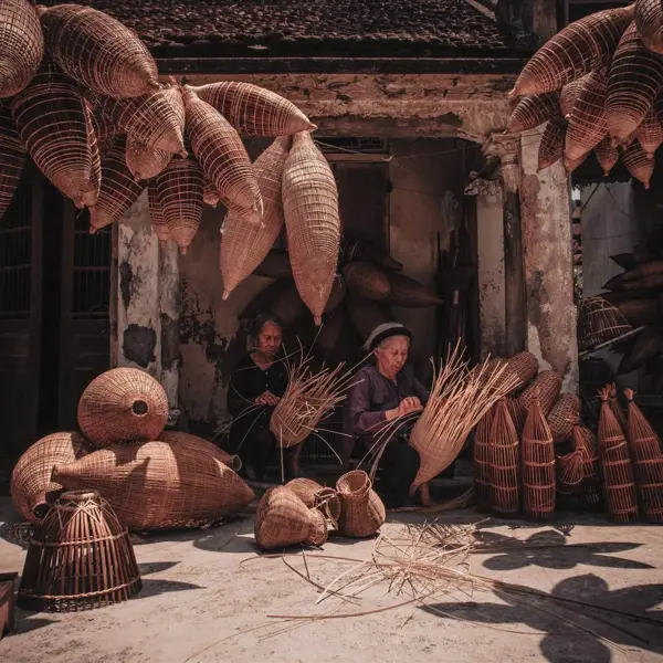 Kinh nghiệm khám phá làng nghề đan đó Tất Viên 200 tuổi tại Thủ Sỹ, Hưng Yên