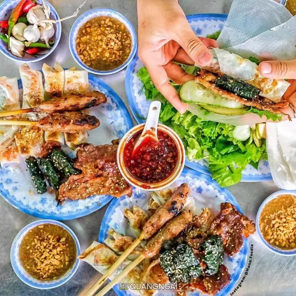 Ram thịt nướng - Đặc sản dân dã của người dân Quảng Ngãi