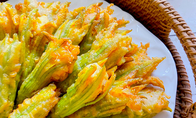 Bông bí chiên giòn