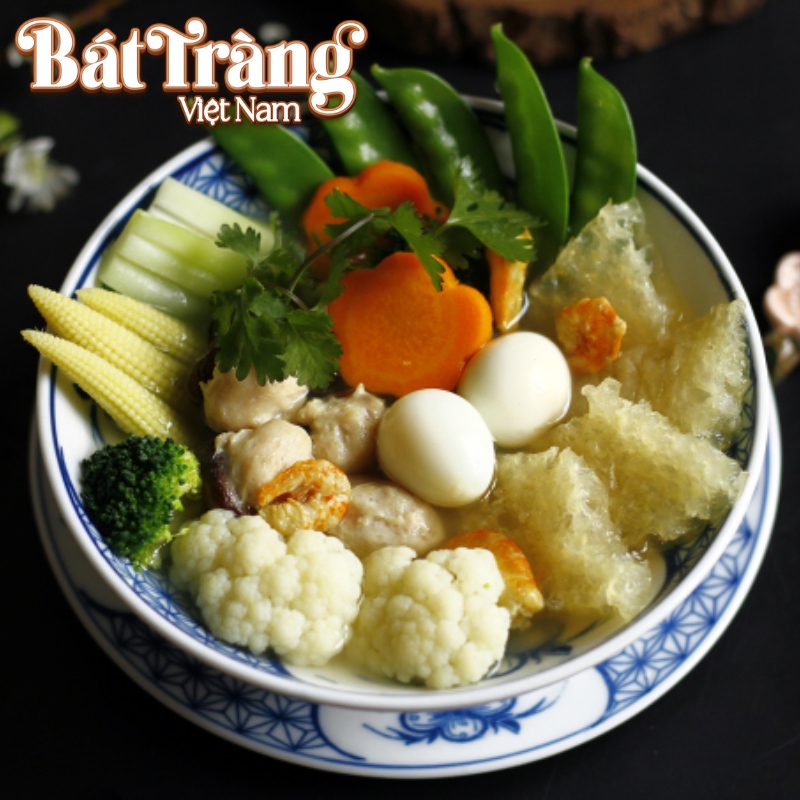 Món canh bóng thả