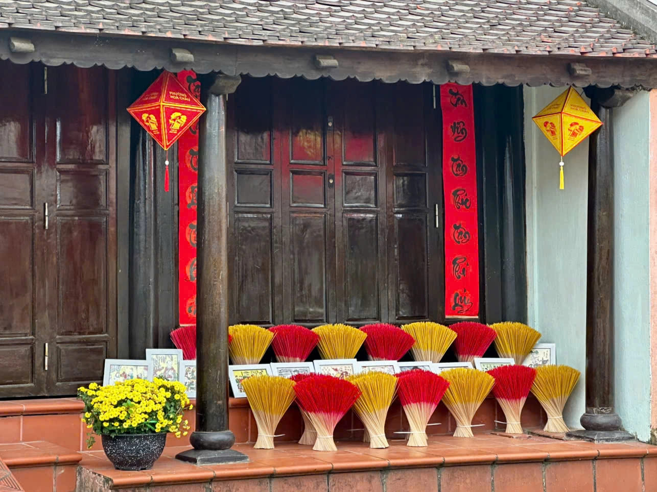 Khung cảnh bình dị, thân thuộc