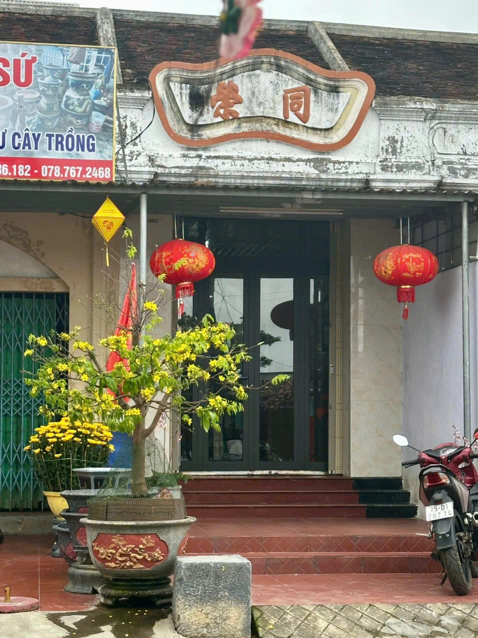 Công trình nhà ở tại phố cổ Bao Vinh