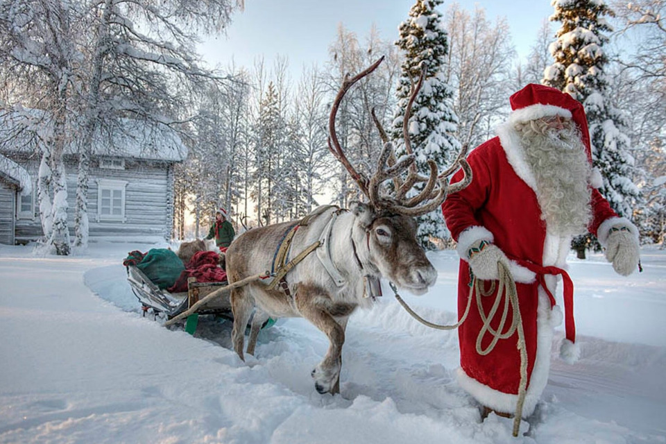 làng ông già Noel ở Lapland