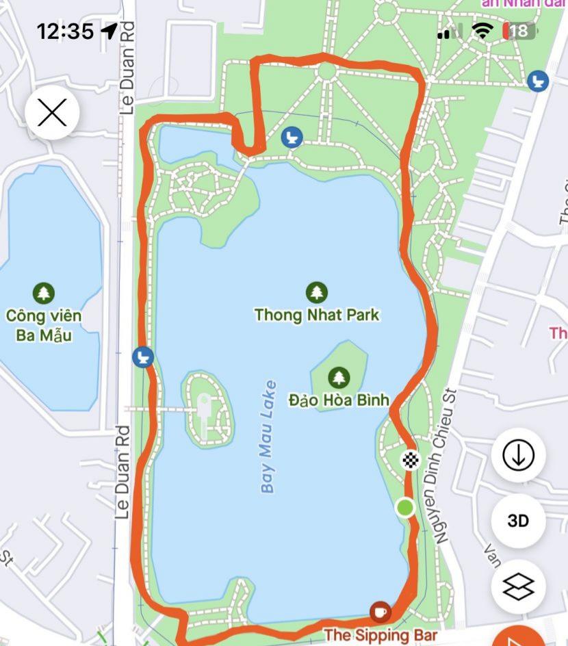 Hướng dẫn di chuyển đến công viên Thống Nhất