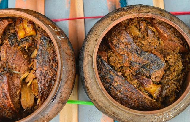 Thành phẩm cá kho làng Vũ Đại