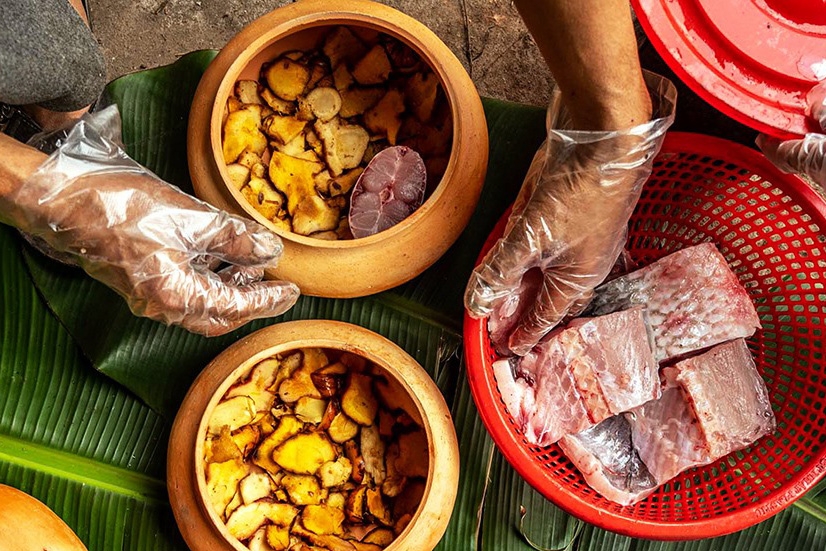 Nguyên liệu tươi ngon để làm cá kho