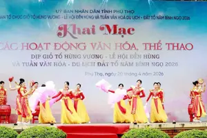 Khai mạc chuỗi hoạt động văn hóa, thể thao lễ hội Đền Hùng