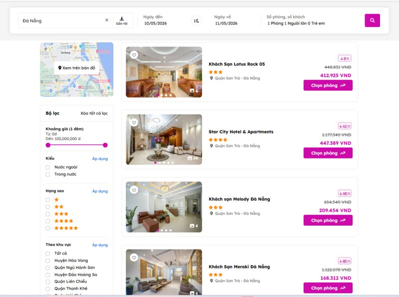 Đặt phòng khách sạn Đà Nẵng tại GoStay
