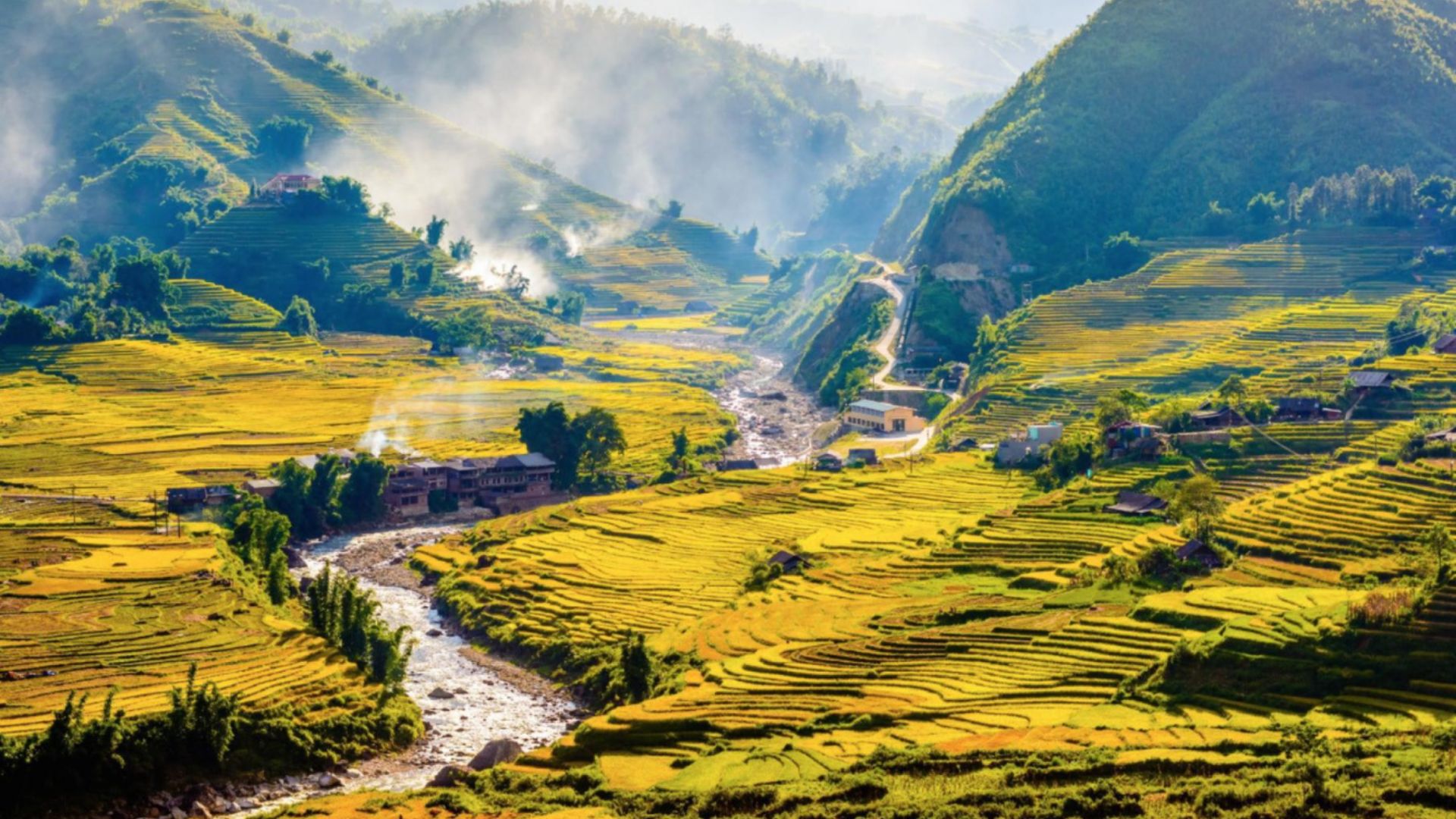 Tour mùa ruộng bậc thang và hoa đỗ quyên
