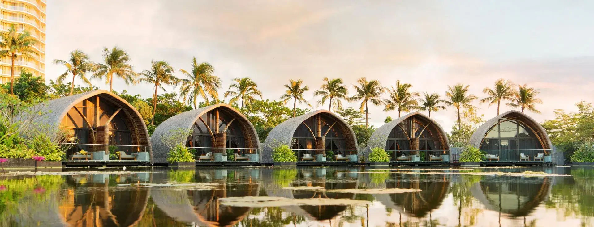 Không gian chòi tre yên bình của HARNN Heritage Spa