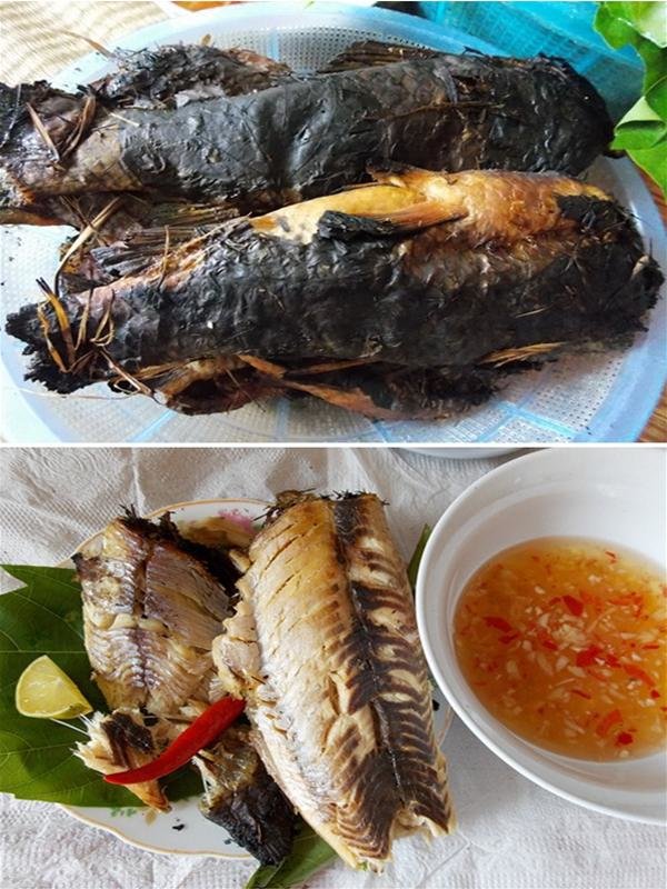 Cá nướng rơm vào mùa gặt Ninh Bình